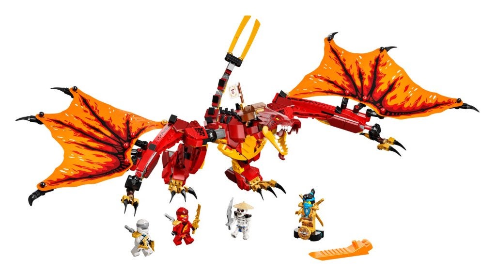 LEGO NINJAGO Legacy Vuurdraak Aanval 71753, Niet ingevuld, Niet ingevuld, Niet ingevuld