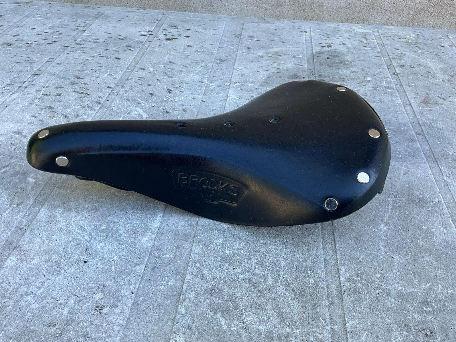 ≥ Brooks B17 Champion Standard Leren Zadel Zwart