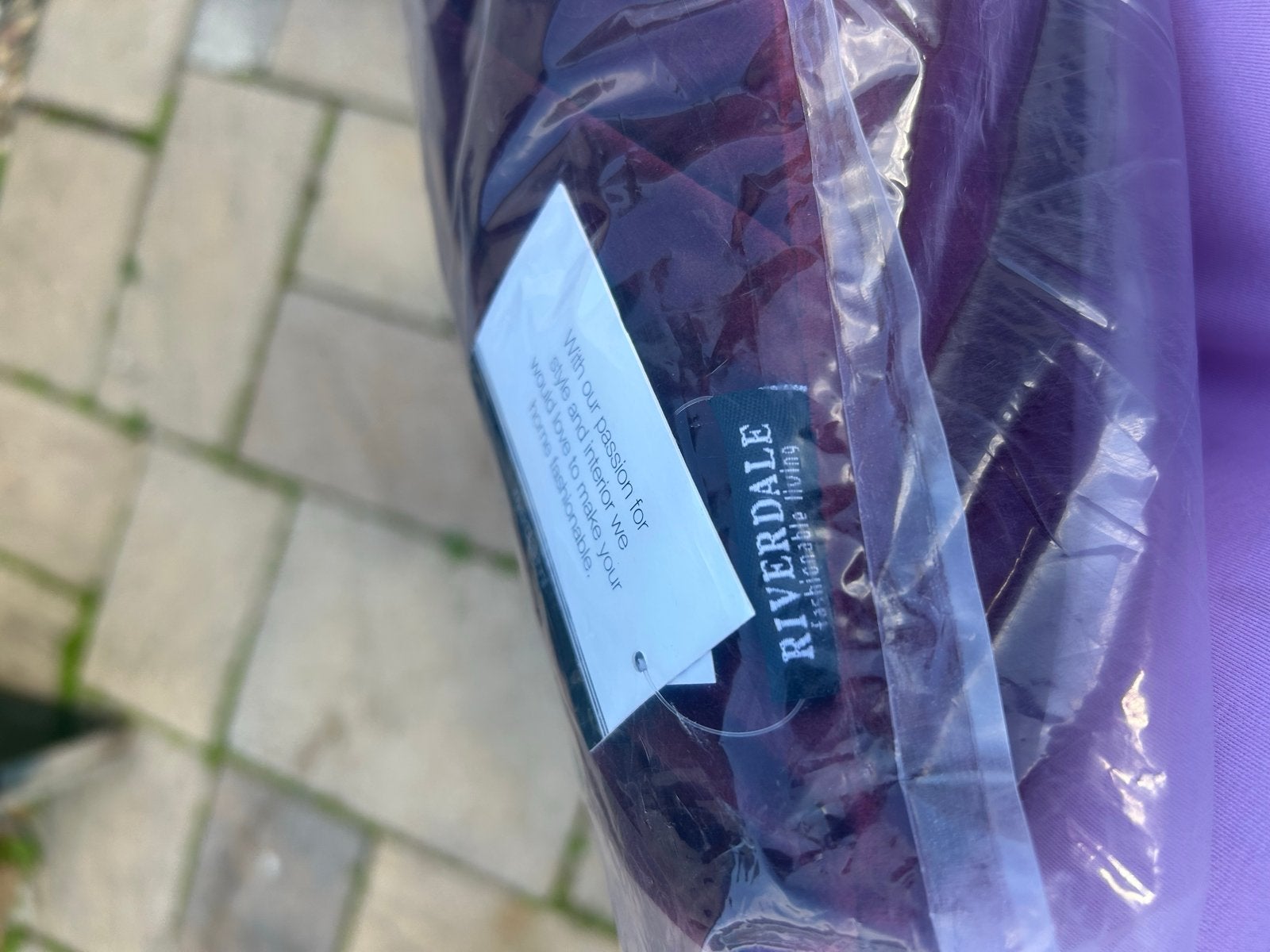 Riverdale Sierkussen Bordeaux Rood - Nieuw in Verpakking, Ophalen, Overige merken, Nieuw, Sierkussen