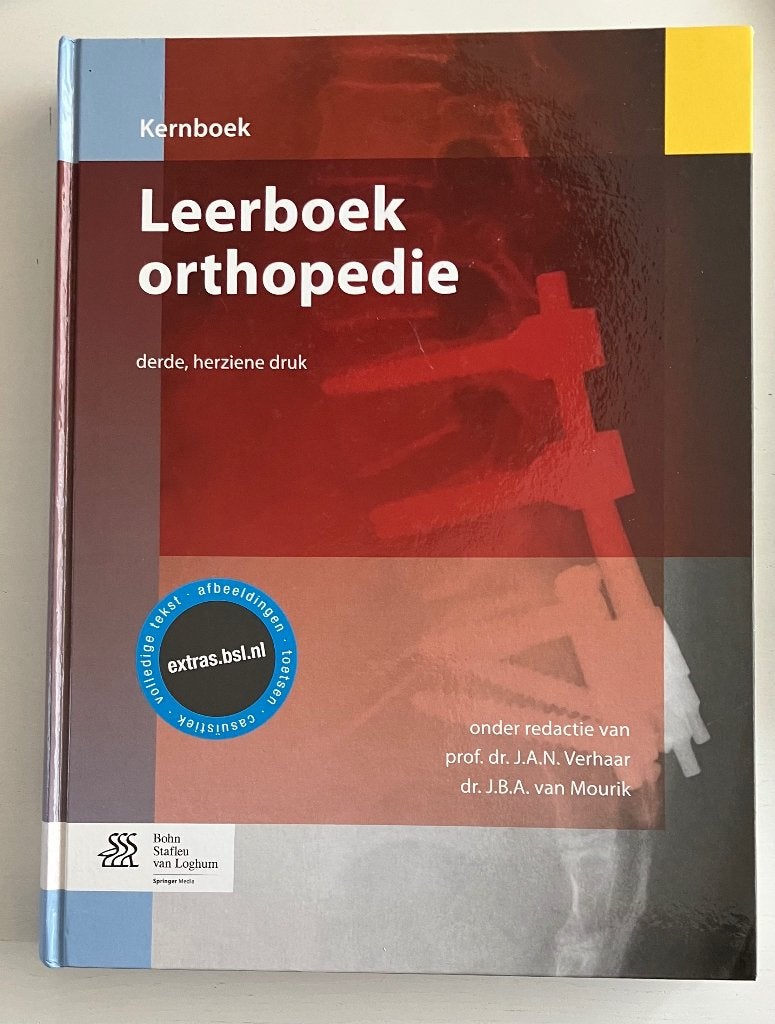 Leerboek orthopedie Verhaar et al, Boeken, Gelezen, Diverse auteurs, Ophalen of Verzenden, WO