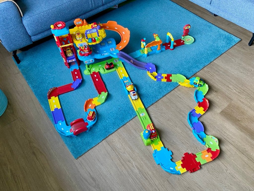 VTech Toet Toet Auto's Garage (veel onderdelen!), Kinderen en Baby's, Speelgoed | Vtech, Ophalen of Verzenden, Gebruikt, 2 tot 4 jaar