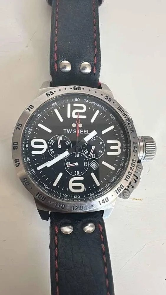 TW Steel TW11 in case, Ophalen of Verzenden, Leer, Overige merken