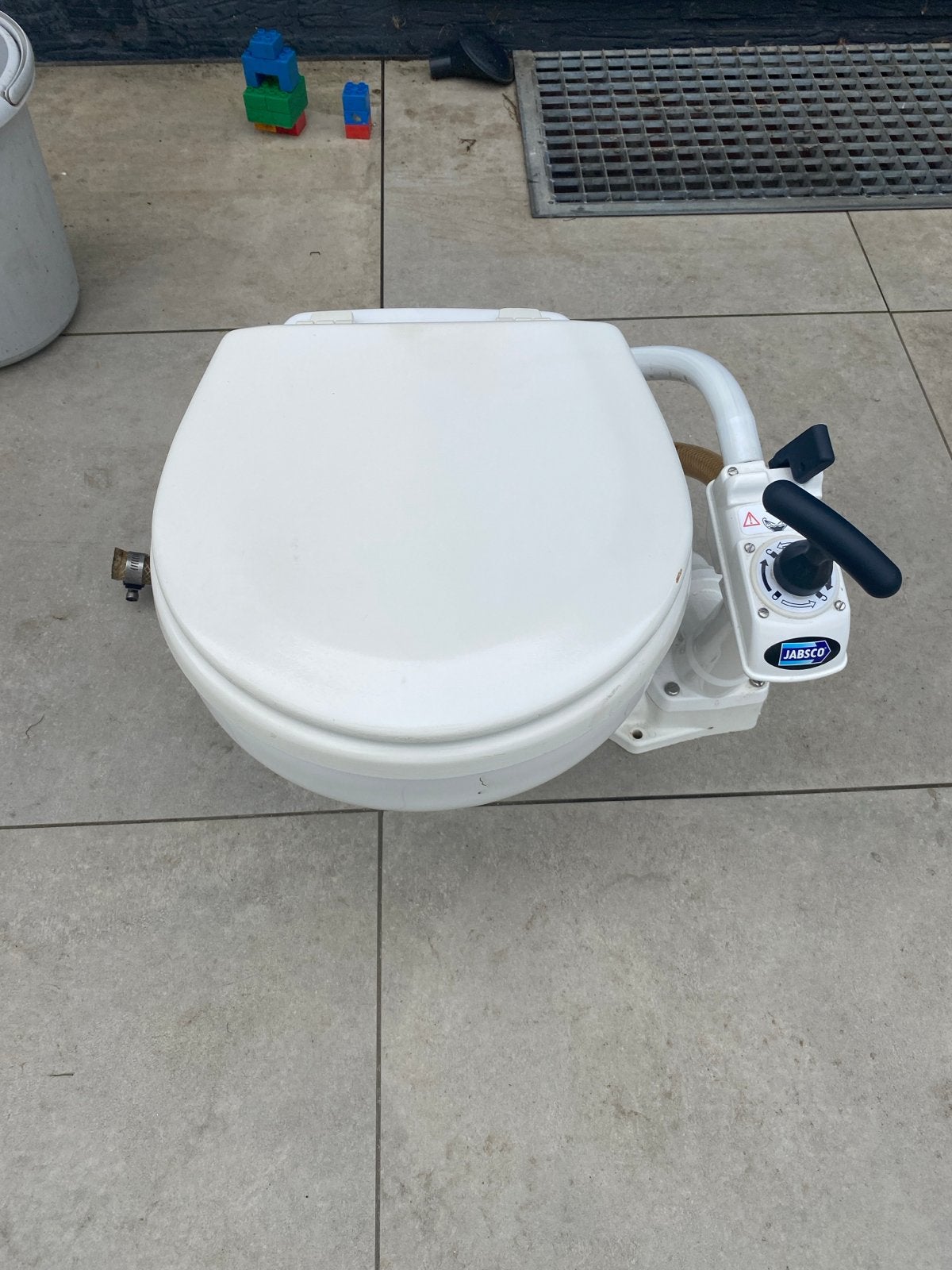 Jabsco handmatig scheepstoilet, Watersport en Boten, Accessoires en Onderhoud, Ophalen of Verzenden, Gebruikt, Kombuis en Sanitair