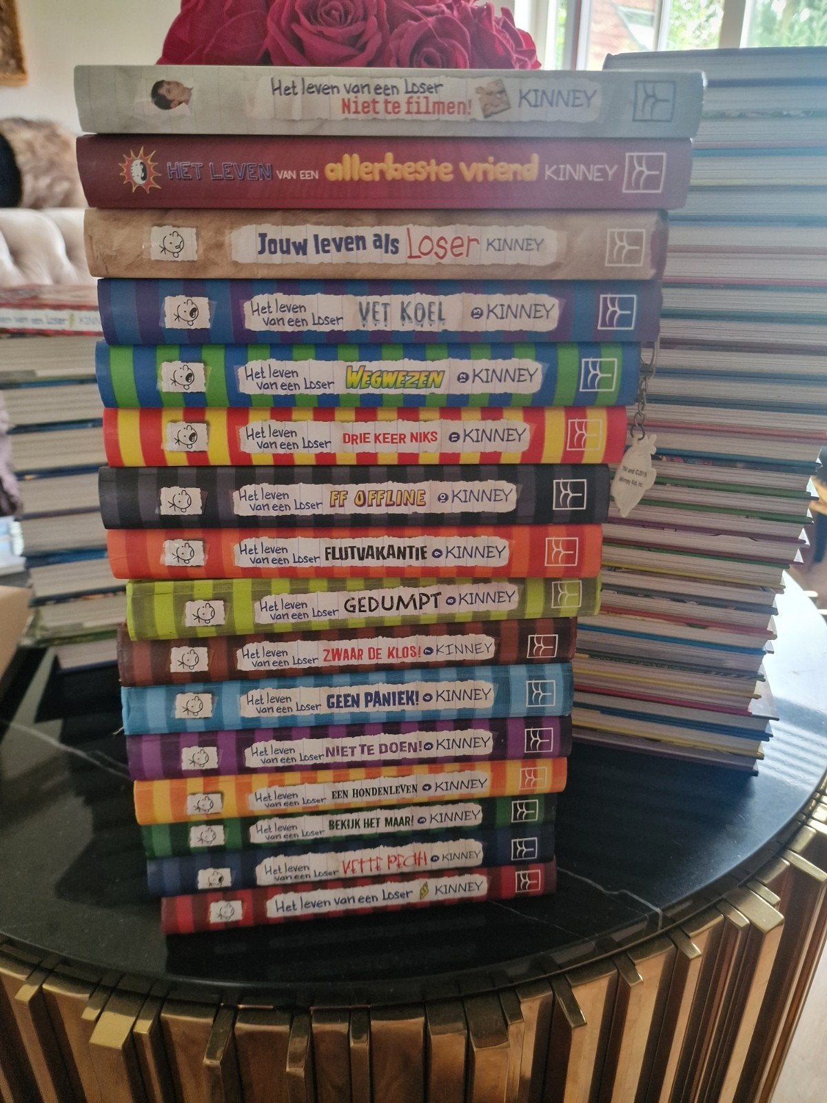 Complete serie 'Het leven van een Loser' boeken,, Ophalen of Verzenden, Gelezen, Jeff Kinney, Fictie algemeen