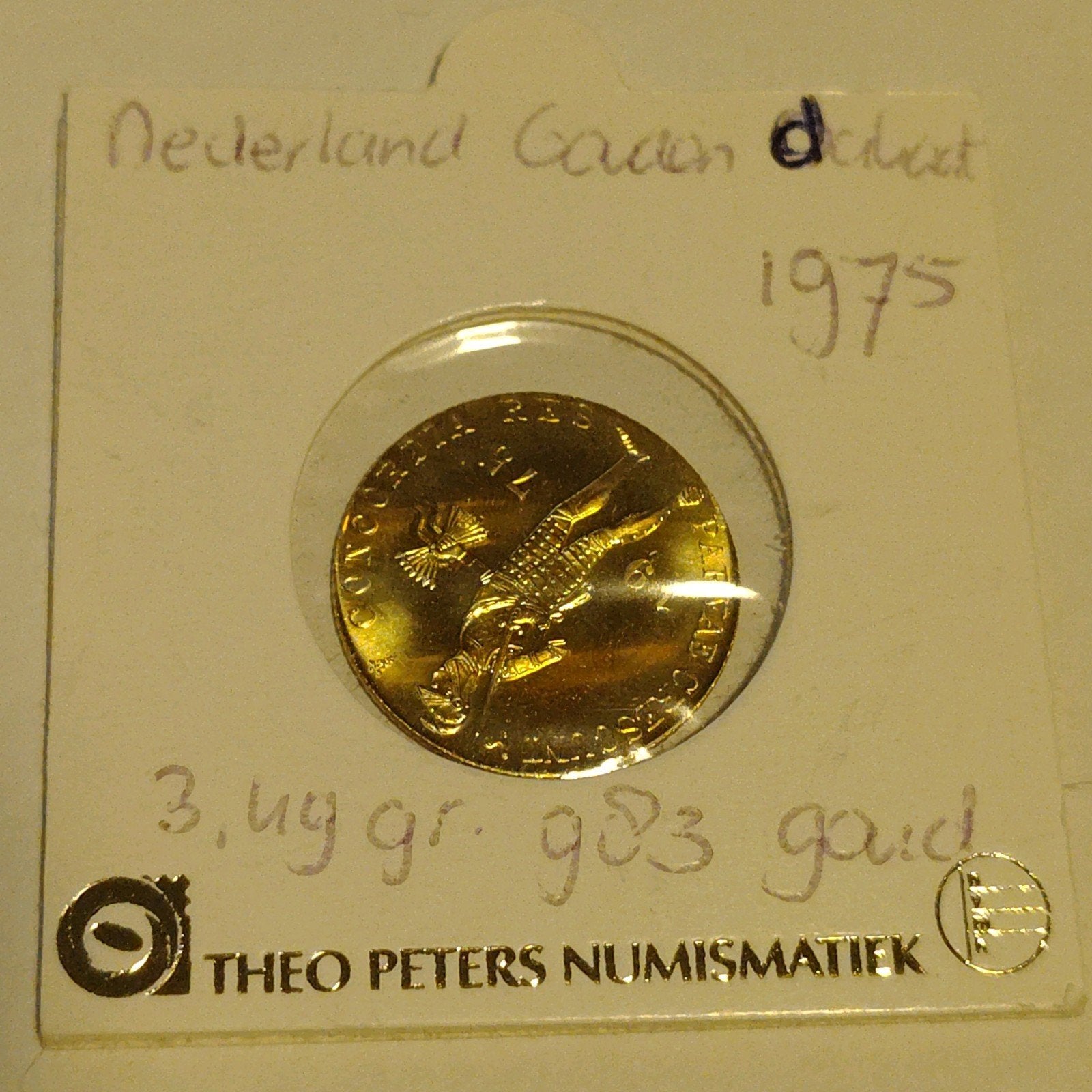 Gouden Dukaat 1975, Postzegels en Munten, Munten | Nederland, Ophalen of Verzenden, Koningin Juliana, Overige waardes