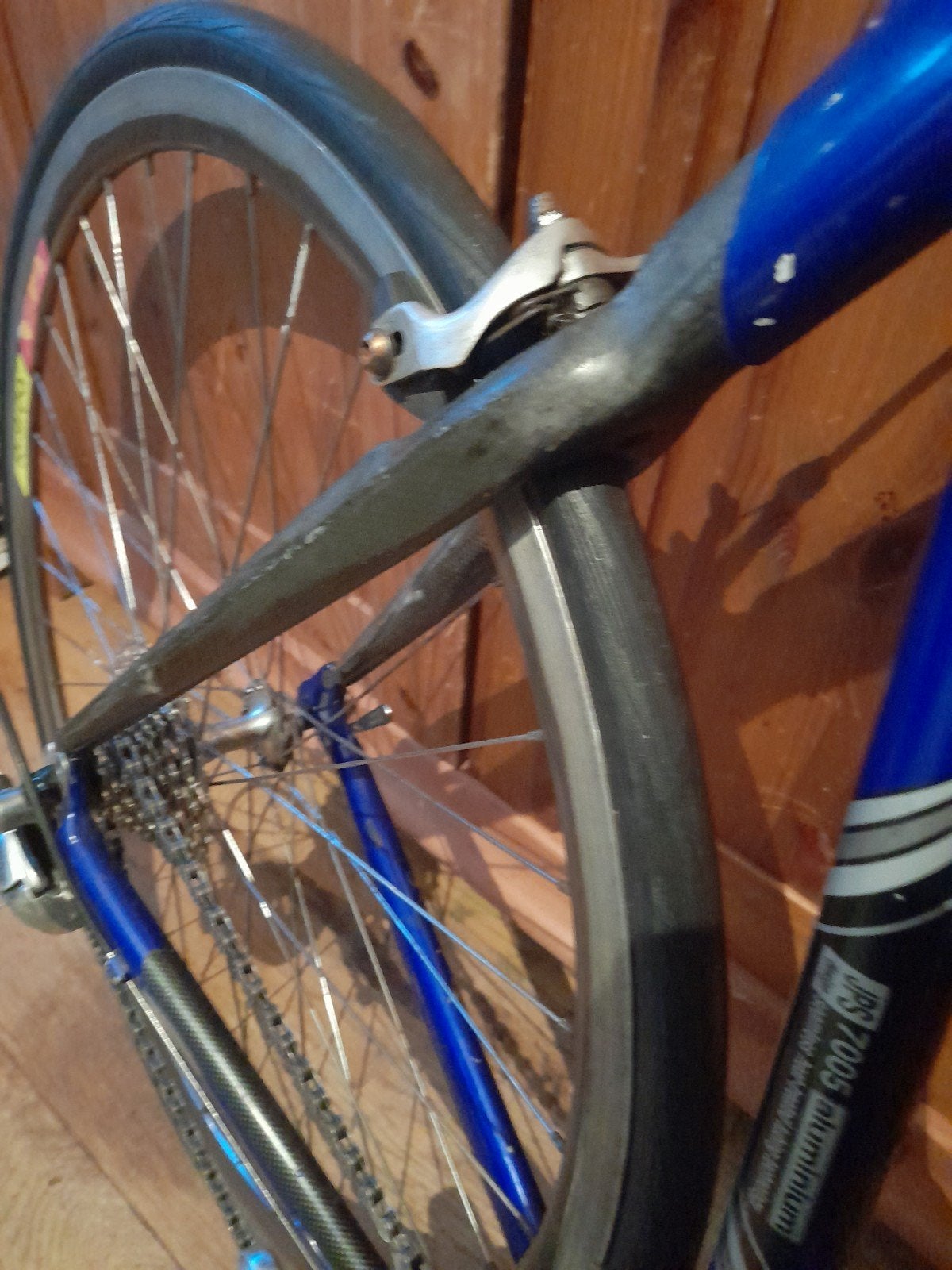 race fiets, 28 inch, Gebruikt, Velgrem, Aluminium