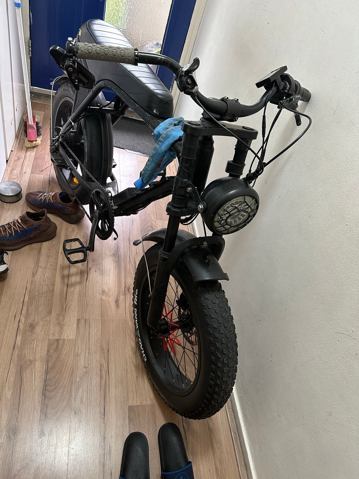 Fatbike met schijfremmen - Olie vervangen, Fietsen en Brommers, Ophalen of Verzenden, Gebruikt, Schijfrem, Overige merken