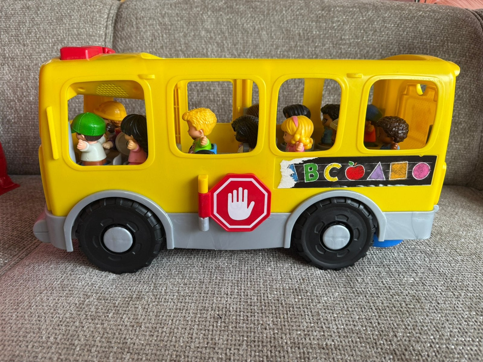 Little people bus met extra poppetjes, Ophalen of Verzenden, Gebruikt, Speelset
