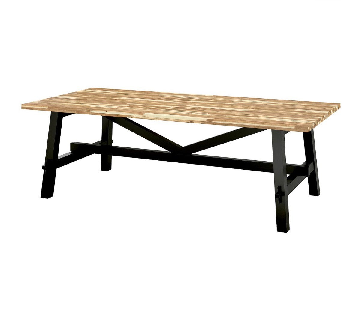 IKEA SKOGSTA TAFEL 235x100, Ophalen, Gebruikt, 200 cm of meer, 50 tot 100 cm