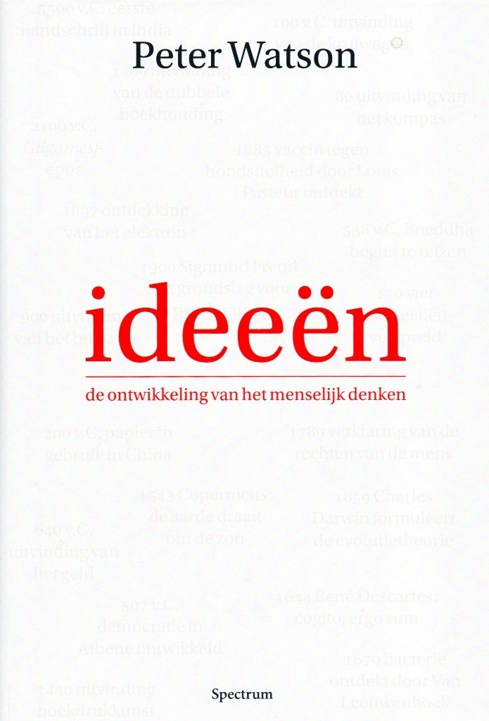 Ideeën - Peter Watson / 9789049100032, Boeken, Ophalen of Verzenden, Geesteswetenschap, Peter Watson, Zo goed als nieuw