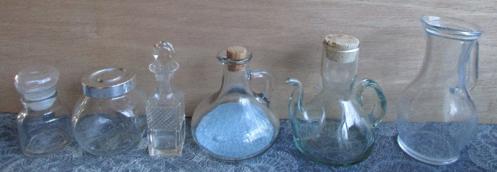 div glazen stopflesjes en potjes met en zonder dop voor 5,00, Antiek en Kunst, Curiosa en Brocante, Ophalen of Verzenden
