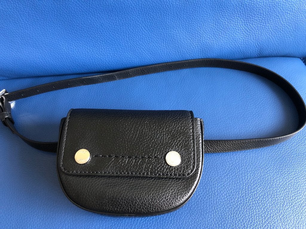 dames schoudertas / heuptas - J.CREW, Verzenden, Nieuw, Zwart, Schoudertasje