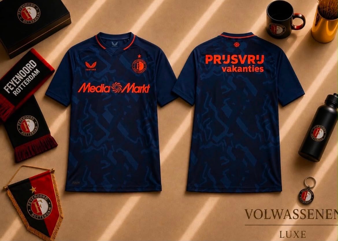 Nieuw Feyenoord Thuisshirt - Diverse Maten S t/m XXL, Blauw, Nieuw, Ophalen of Verzenden, Voetbal