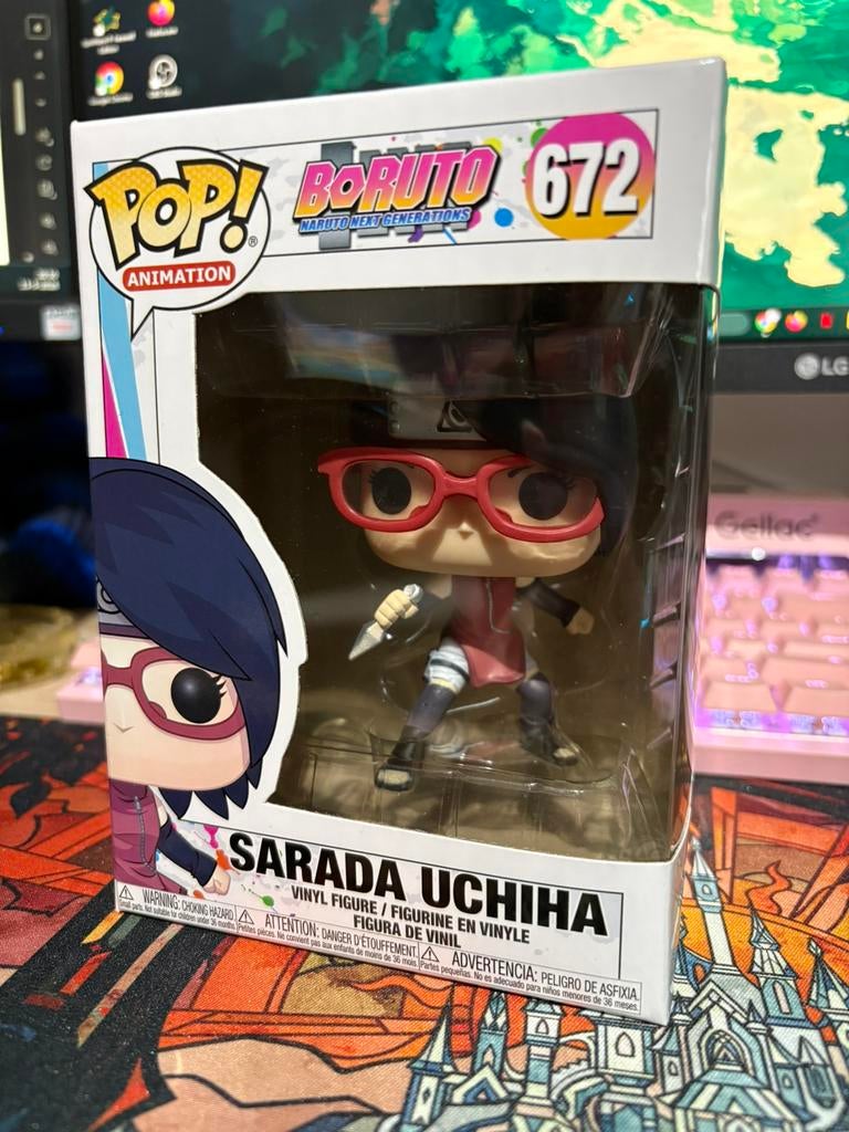 Funko pop! Boruto 672 Sarada Uchiha, Ophalen, Zo goed als nieuw