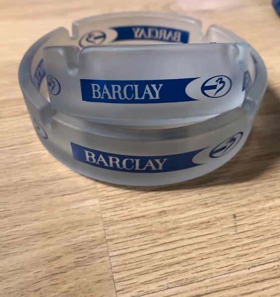 Setje Barclay asbakken, Ophalen of Verzenden, Zo goed als nieuw, Asbak