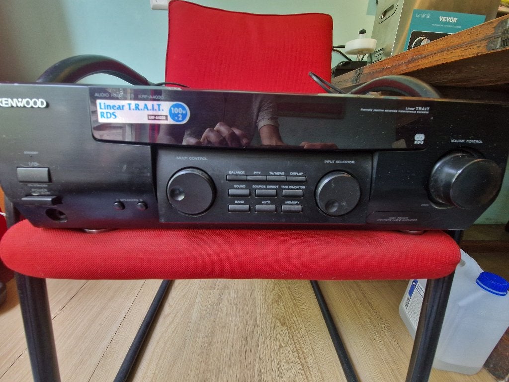 Kenwood krf a-4030 receiver, Audio, Tv en Foto, Versterkers en Receivers, Ophalen, Gebruikt, 120 watt of meer, Overige merken