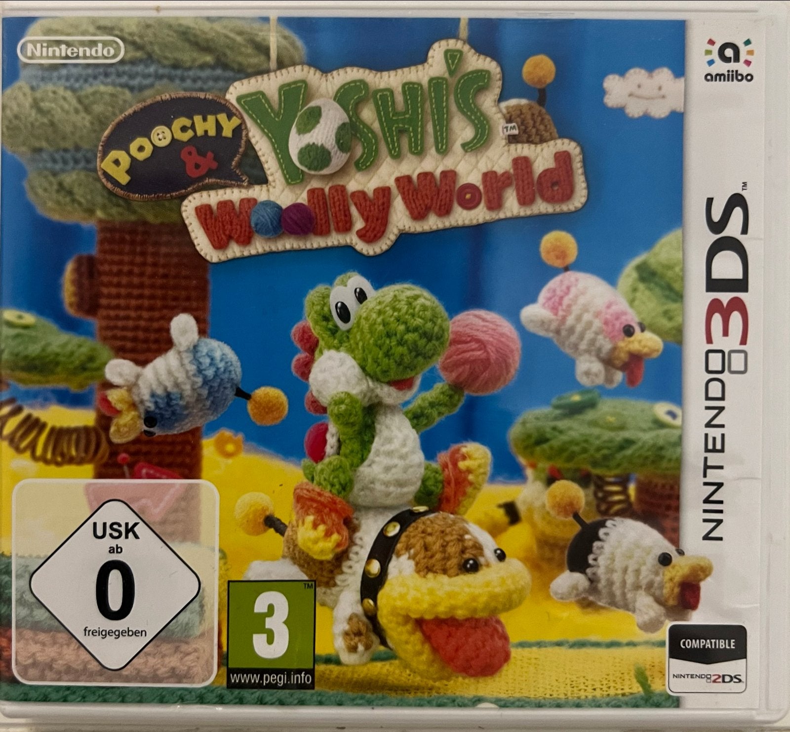 Poochy & Yoshi's Woolly World - Nintendo 3DS, Spelcomputers en Games, 1 speler, Ophalen of Verzenden, Zo goed als nieuw, Vanaf 3 jaar