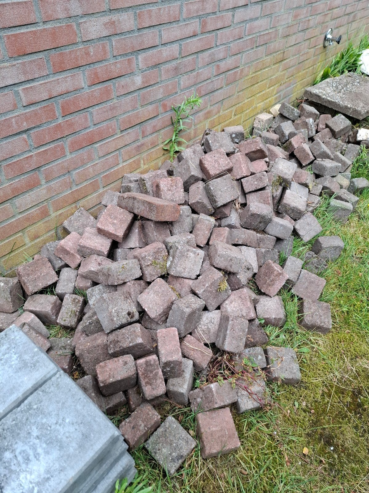 Tuinklinkers., Ophalen, Gebruikt, Klinkers