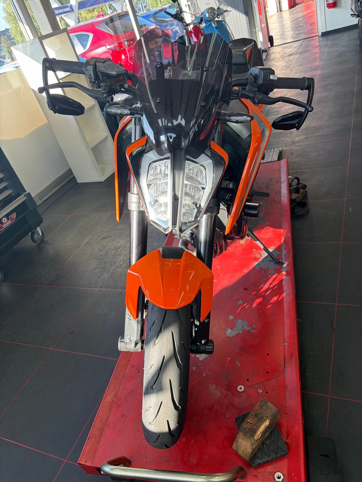 KTM 790 Duke met SC Project sportdemper, 1921ba, 2 cilinders, Info@vakgarageakersloot.nl, Ktm