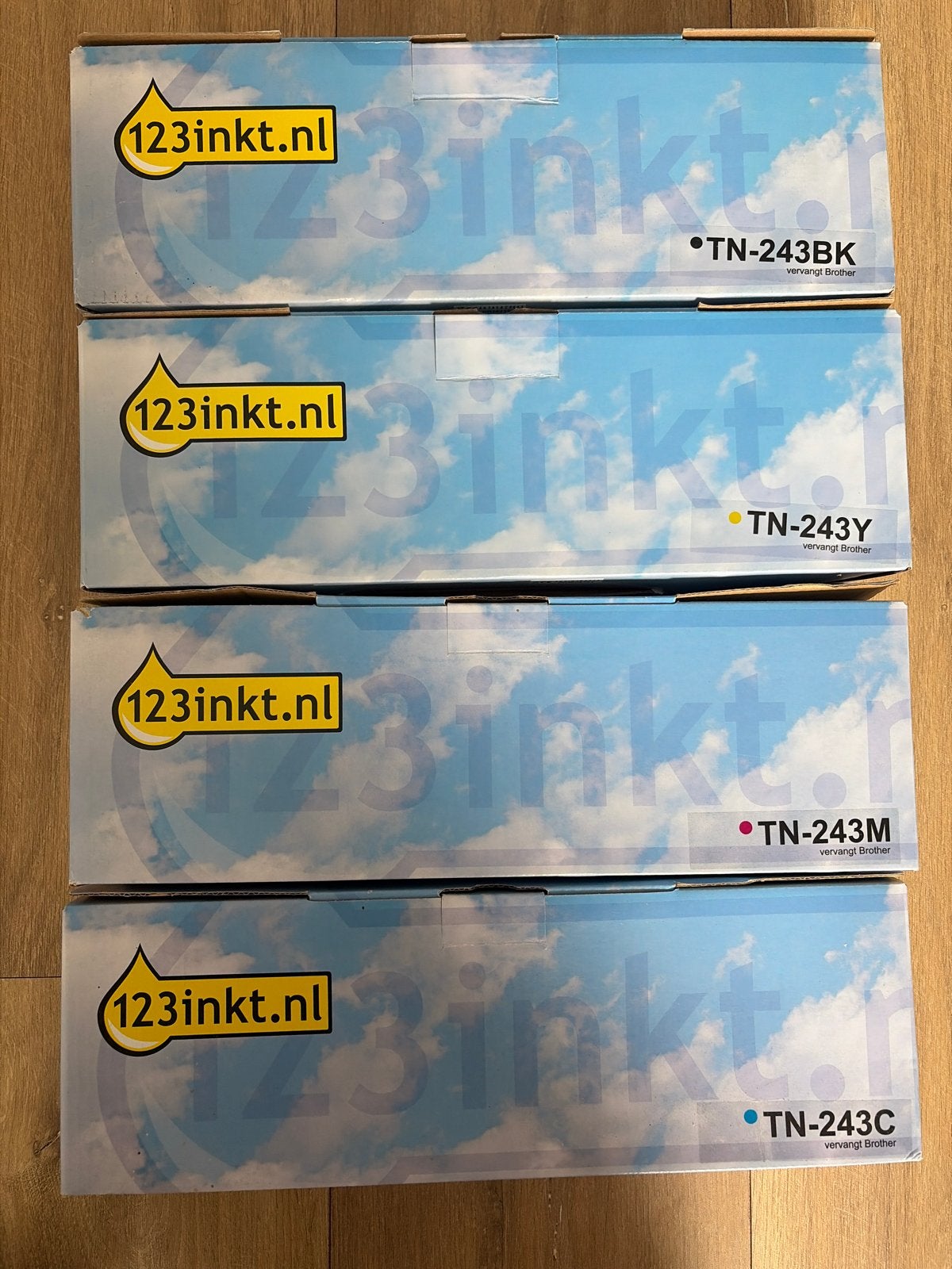Laserprinter Toners - TN-243BK, TN-243Y, TN-243M,, Computers en Software, Printers, Nieuw, Printer, Laserprinter, Kleur printen