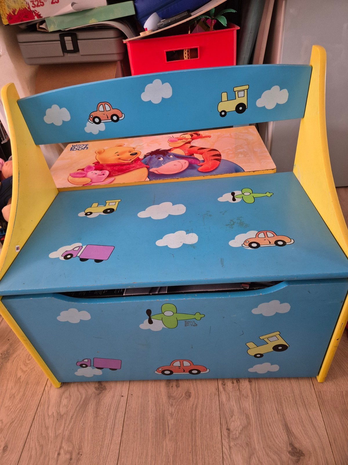 Kinderbankje met opbergruimte, Kinderen en Baby's, Kinderkamer | Overige Meubels, Ophalen, Gebruikt, Stoel