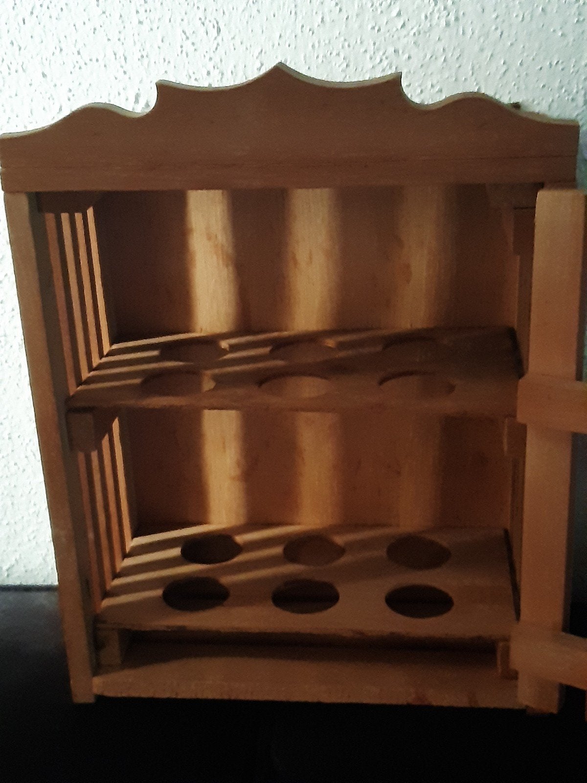 Houten eierkastje houder rek,stoer brocante landelijk, Antiek en Kunst, Ophalen of Verzenden