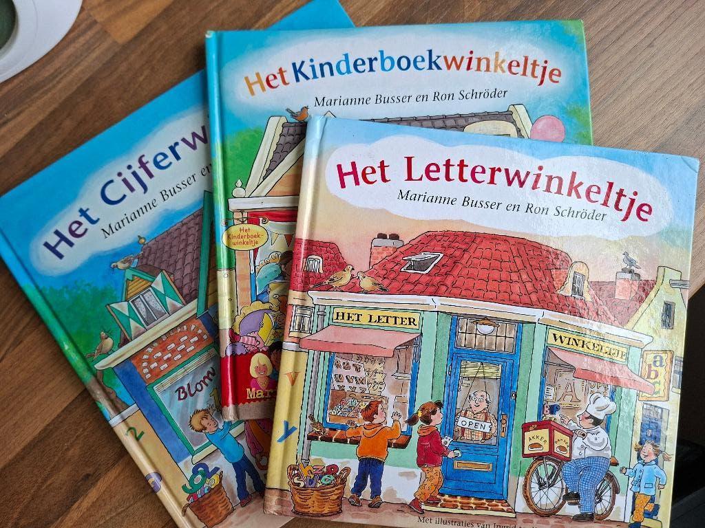 Het Letterwinkeltje, Kinderboekwinkeltje en Cijferwinkeltje, Boeken, Gelezen, Marianne Busser en Ron Schröder, Fictie algemeen