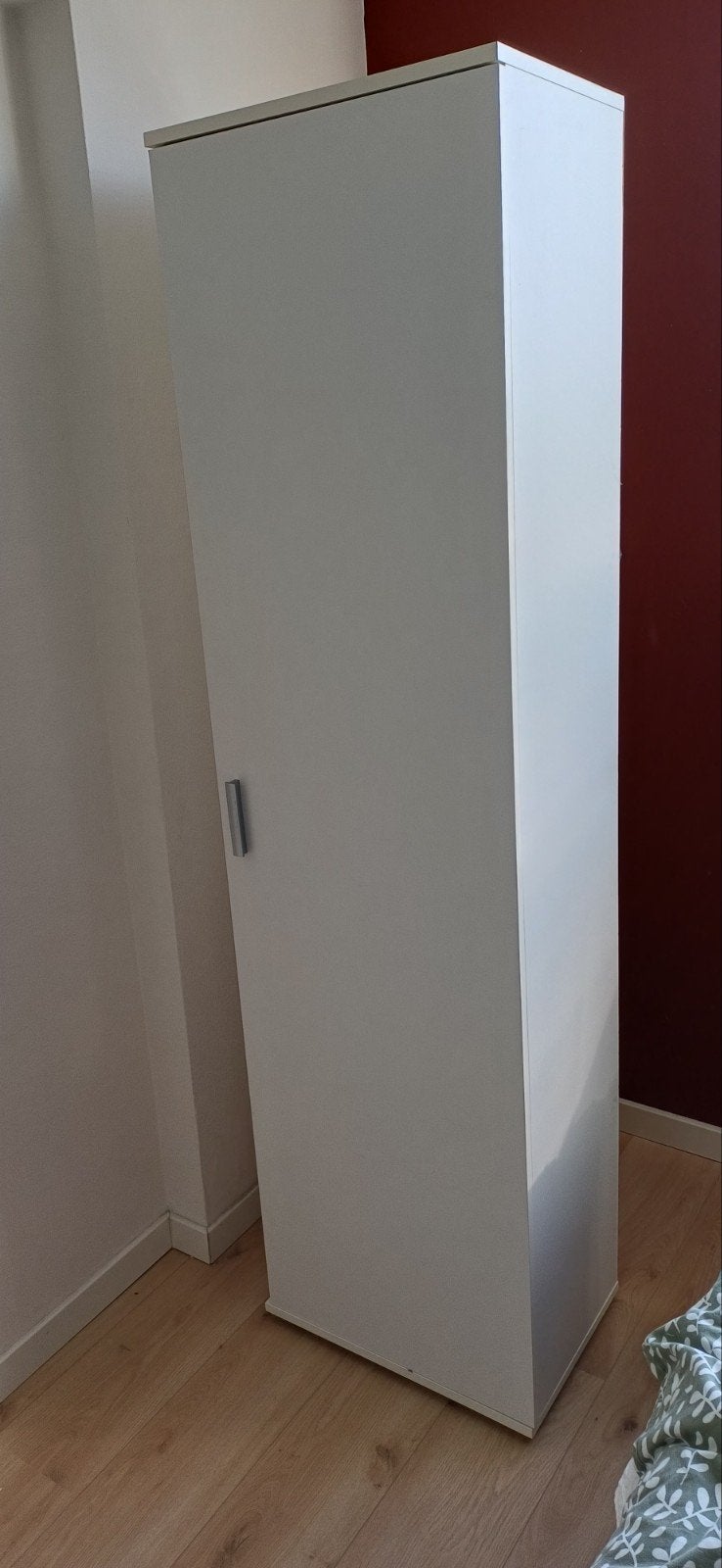Witte kast met planken, Huis en Inrichting, Kasten | Kledingkasten, Ophalen, Minder dan 50 cm, 150 tot 200 cm, 25 tot 50 cm