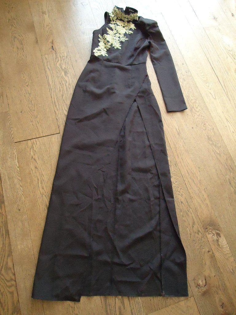 nieuwe zwarte a-symmetrische gala jurk maat 34, Kleding | Dames, Gelegenheidskleding, Pretty little thing, Galajurk, Zwart, Nieuw