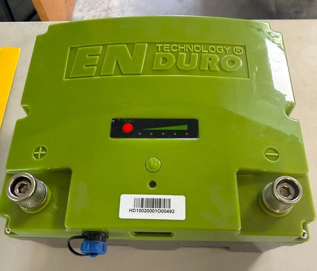 Enduro 20 Ah Lithium-Ion Accu LI-1220 BT, Caravans en Kamperen, Caravan accessoires, Ophalen, Enduro, 2761BR, Zo goed als nieuw