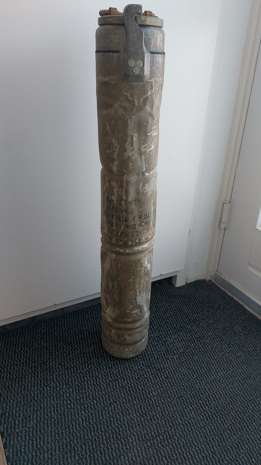 Duitse kriegsmarine u-boot 8,8cm flak container huls kist, Verzamelen, Ophalen of Verzenden, Marine, Duitsland, Hulzen of Bodemvondsten