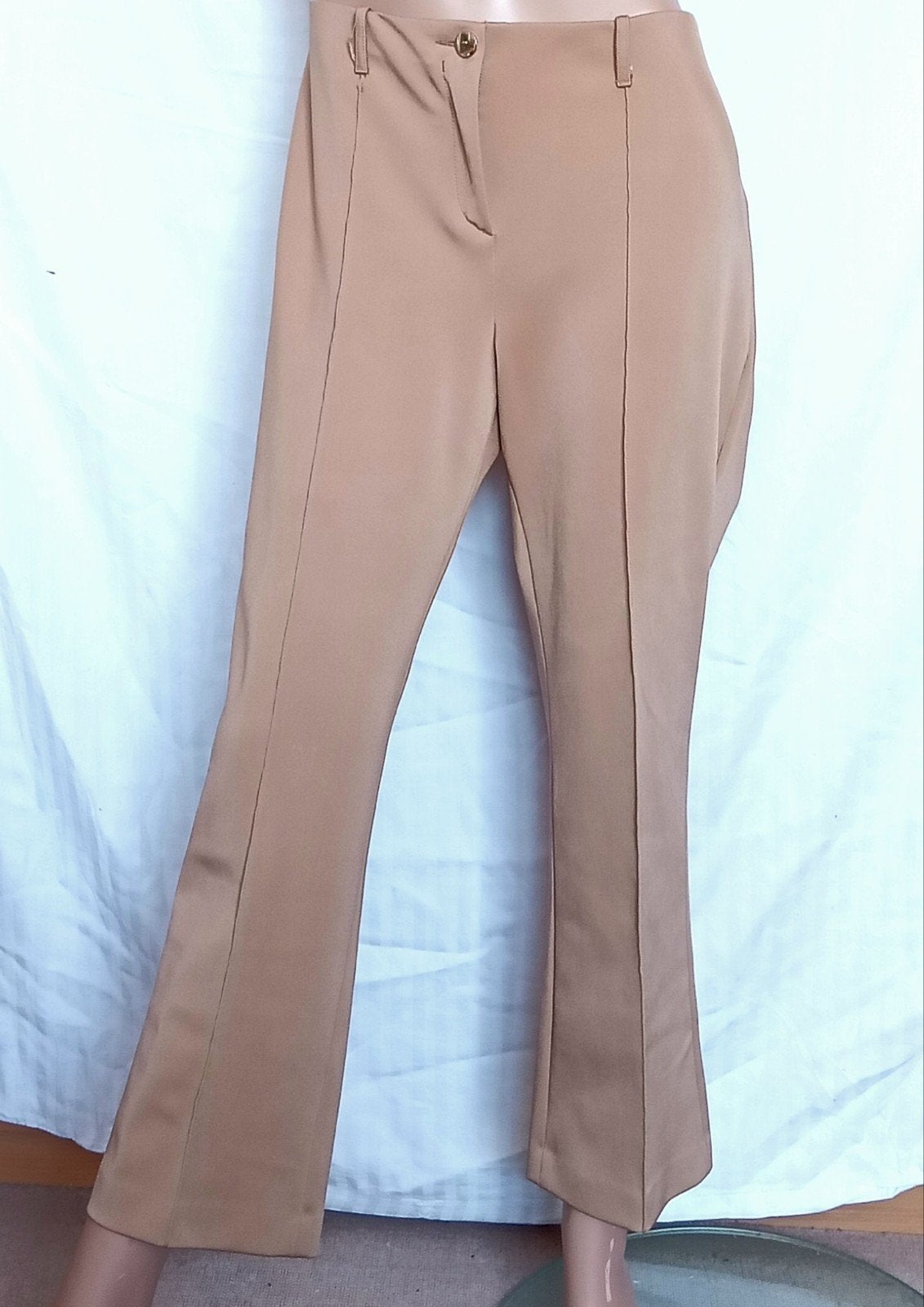 MARCCAIN Broek , Maat 44 ( N 6 ), Kleding | Dames, Broeken en Pantalons, Ophalen, Beige, Maat 42/44 (L), Zo goed als nieuw