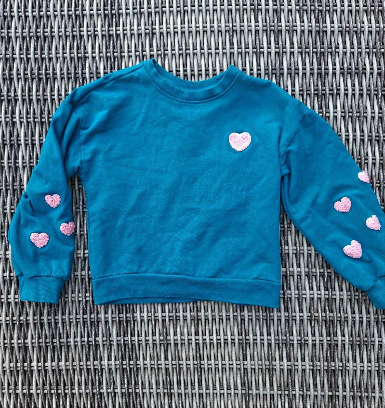 Te koop, turquoise trui maat 110, Persival, Meisje, Trui of Vest, Ophalen of Verzenden