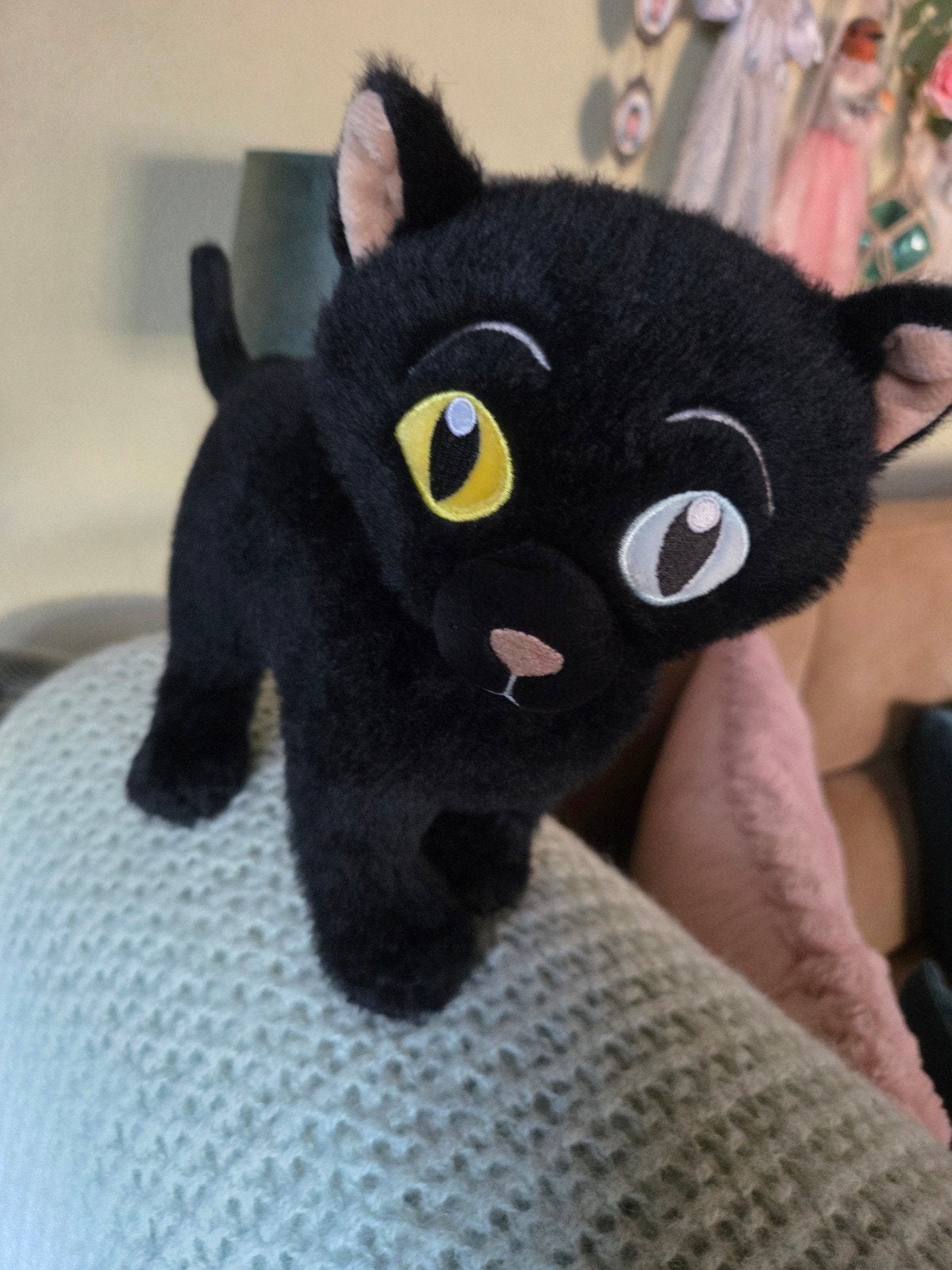 Zwarte kat van Dance Macabre Efteling, Verzamelen, Efteling, Ophalen of Verzenden, Zo goed als nieuw, Beeldje of Poppetje