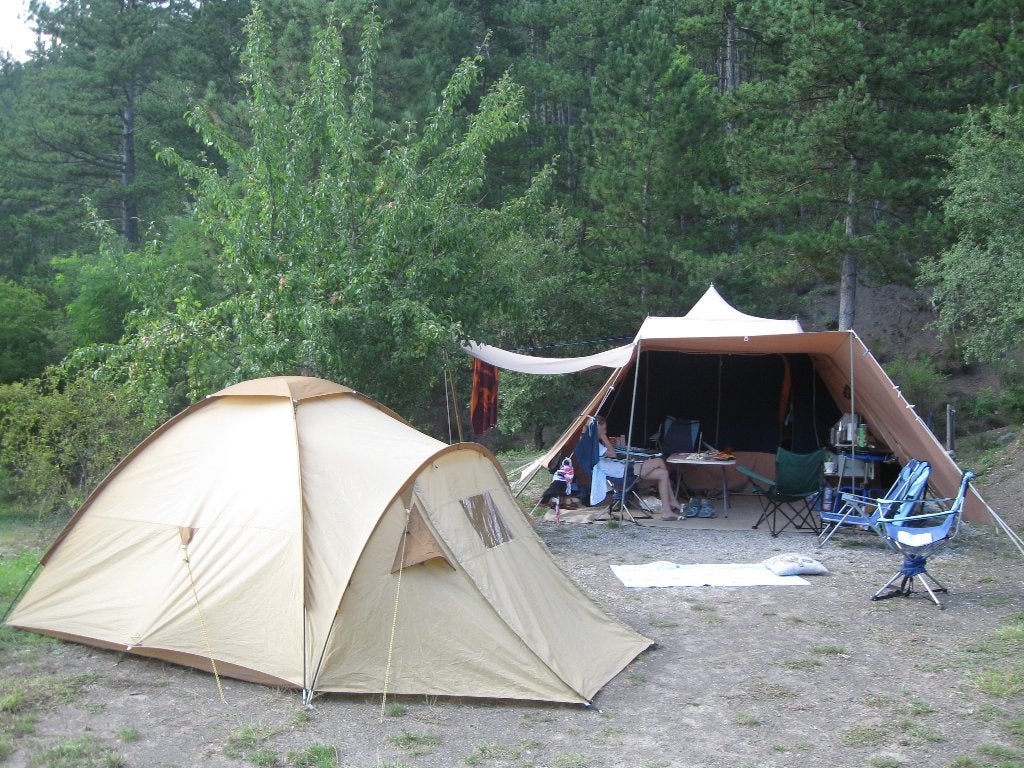 tent, Caravans en Kamperen, Tenten, tot en met 6, Gebruikt, Ophalen