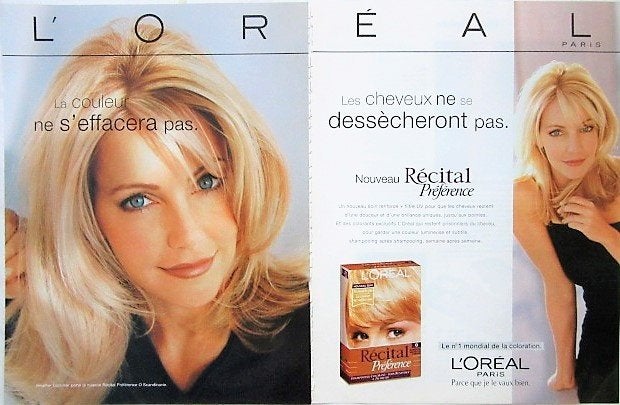 11 vintage advertenties reclames L'Oreal 1963-2003 L Oreal, Ophalen of Verzenden, Gebruikt, Overige typen