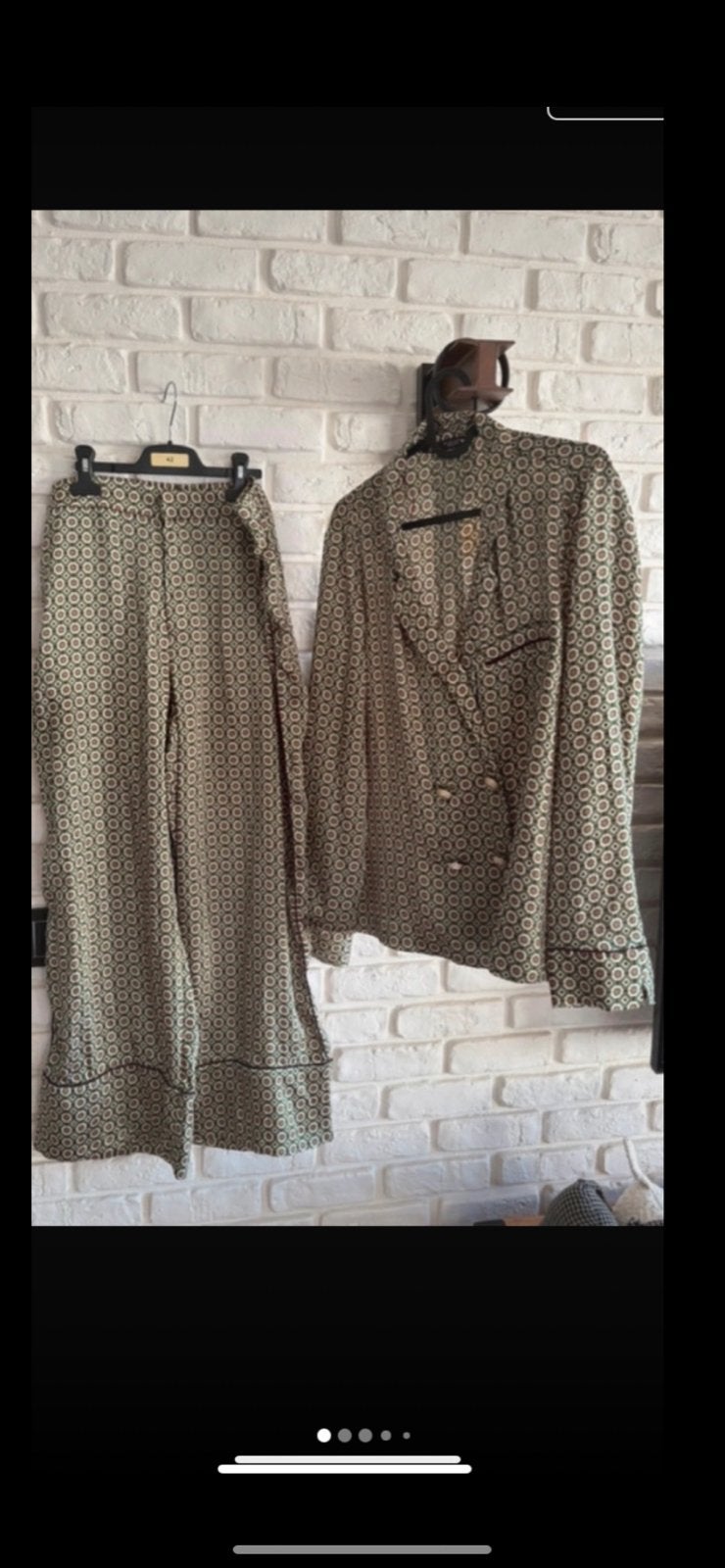 Zara tweedelige set maat L, Ophalen of Verzenden, Zo goed als nieuw, Maat 42/44 (L), Groen