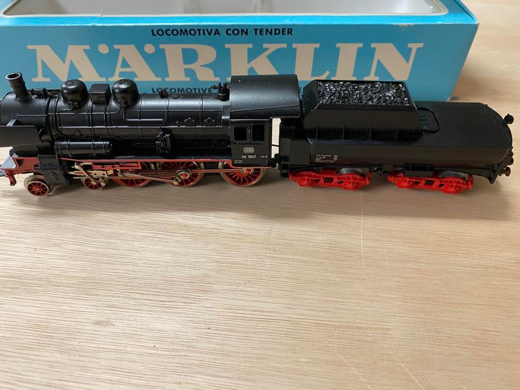 Super mooie hamo stoomloc voor gelijkstroom Marklin 8398, Hobby en Vrije tijd, Modeltreinen | H0, Wisselstroom, Gebruikt, Locomotief