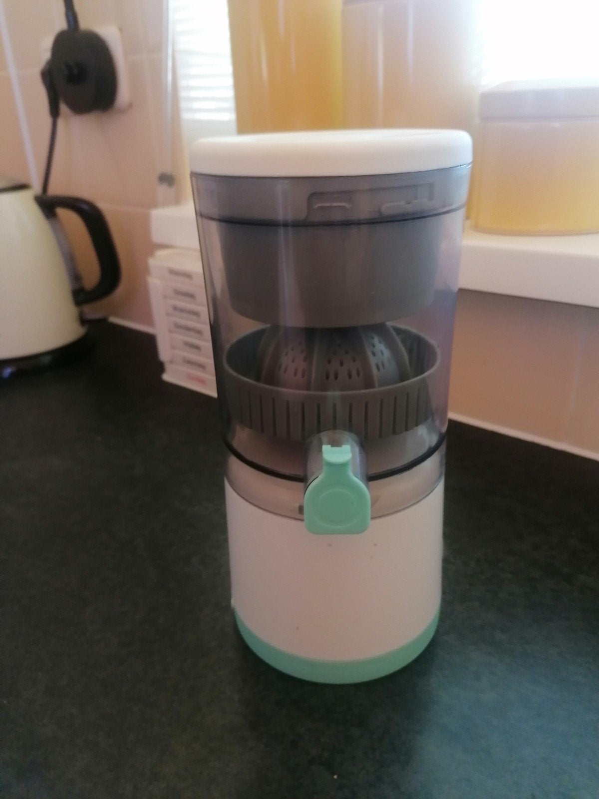 zgan electrische sapmachine, Minder dan 1 liter, Ophalen of Verzenden, Zo goed als nieuw, 1 snelheid