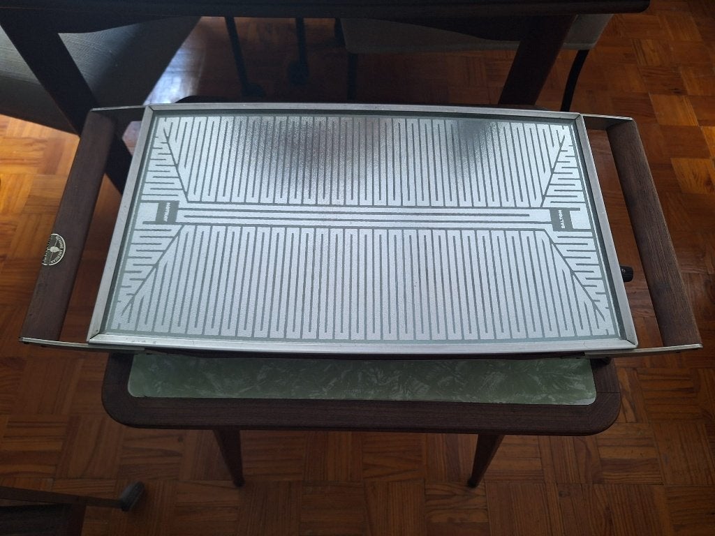 Salton hotray warmhoudplaat, Ophalen