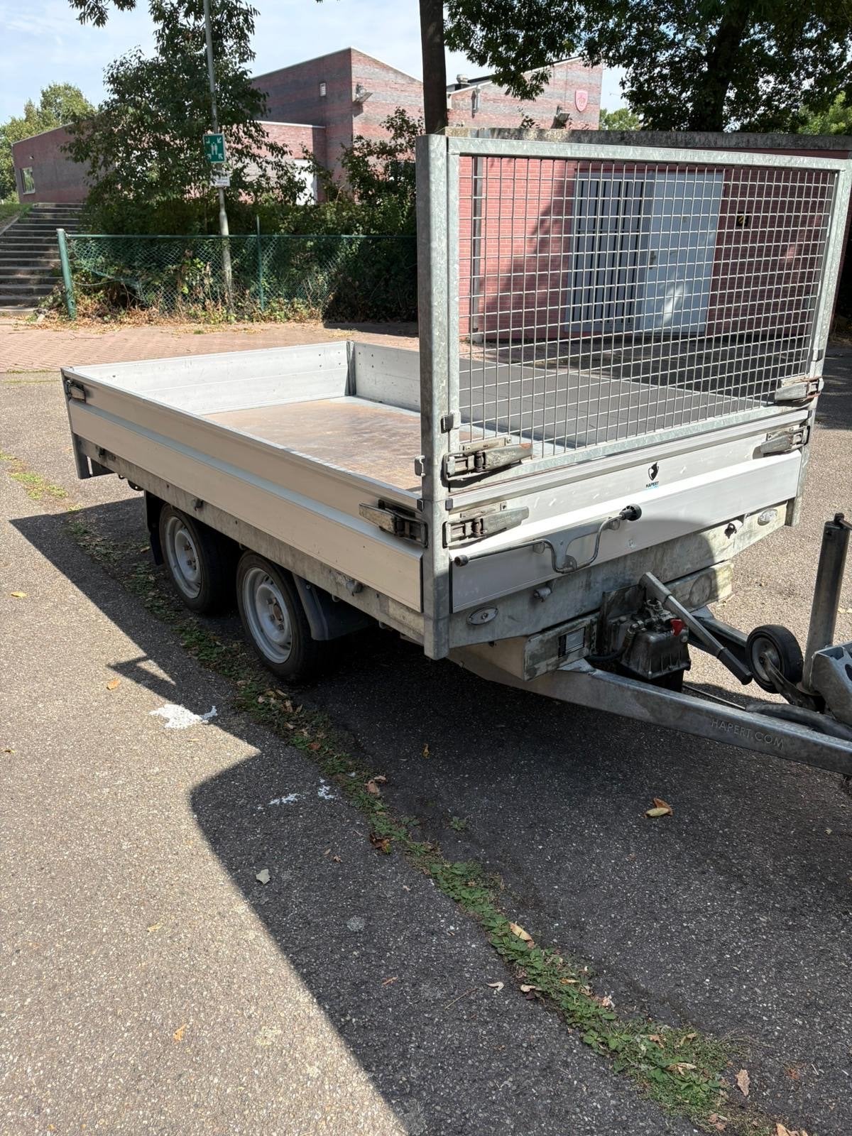 Hapert Cobalt HM 2000kg Kipper (305x160) in topstaat, Ophalen, Gebruikt