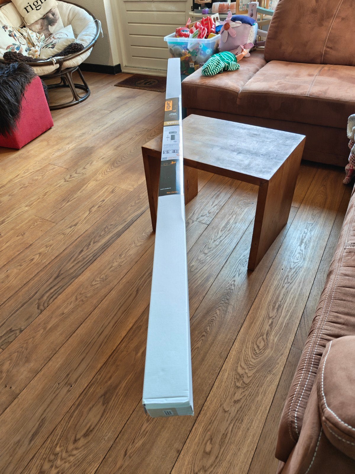 CanDo Plissé Hordeur Grijs - Nieuw in verpakking, Doe-het-zelf en Verbouw, Deuren en Horren, Ophalen, 80 tot 100 cm, Hordeur, Nieuw