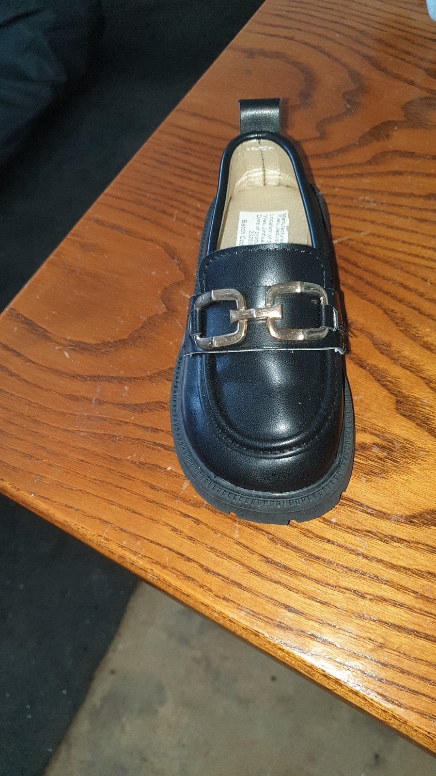 Zwarte loafers met gesp voor kinderen - Maat 26, Kinderen en Baby's, Jongen of Meisje, Schoenen, Nieuw, Ophalen of Verzenden