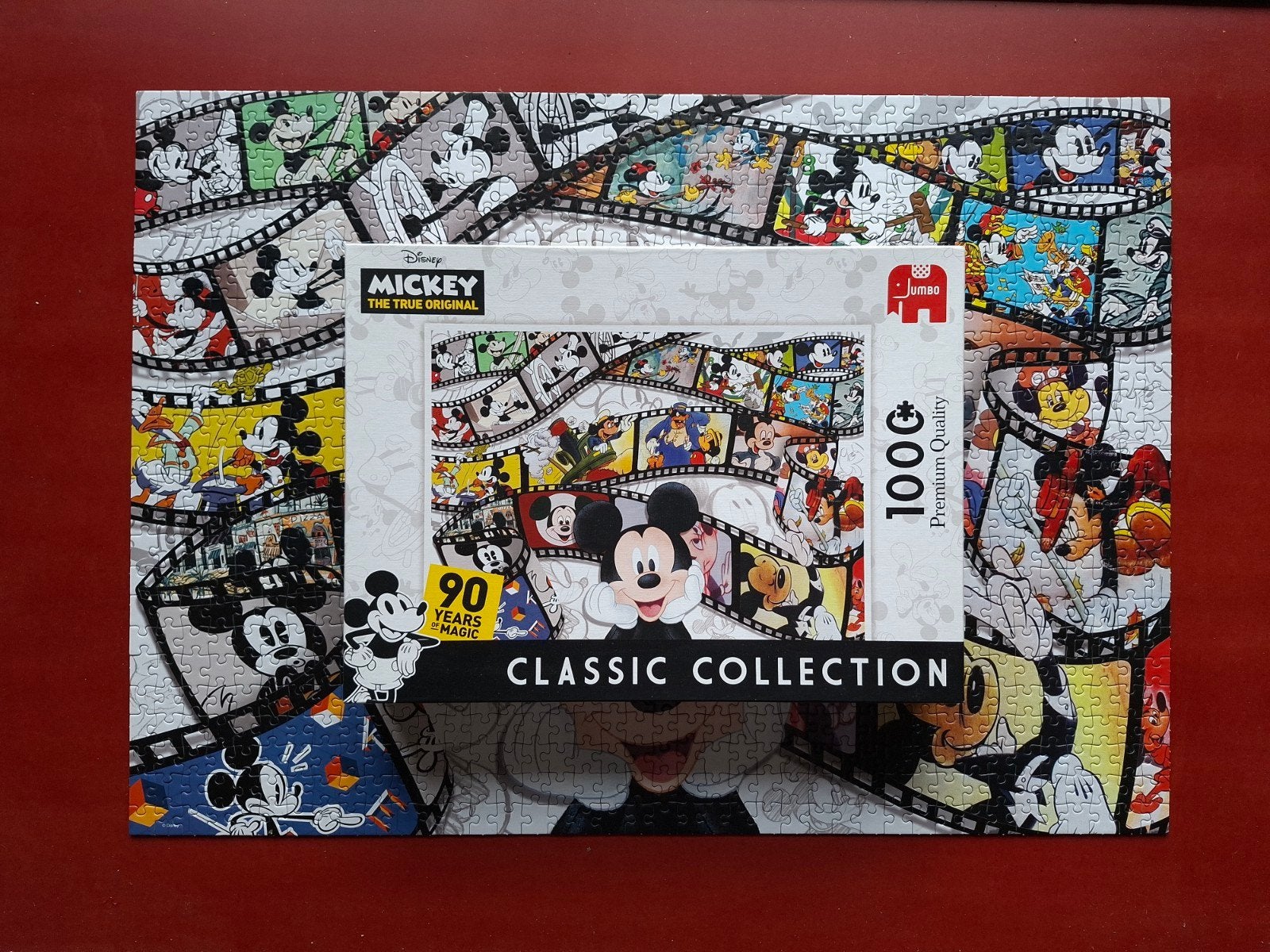 Jumbo - Mickey (Disney) puzzel, Ophalen of Verzenden, 500 t/m 1500 stukjes, Gebruikt, Legpuzzel
