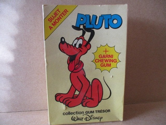 adv10216 pluto poppetje, Ophalen, Goofy of Pluto, Gebruikt, Beeldje of Figuurtje