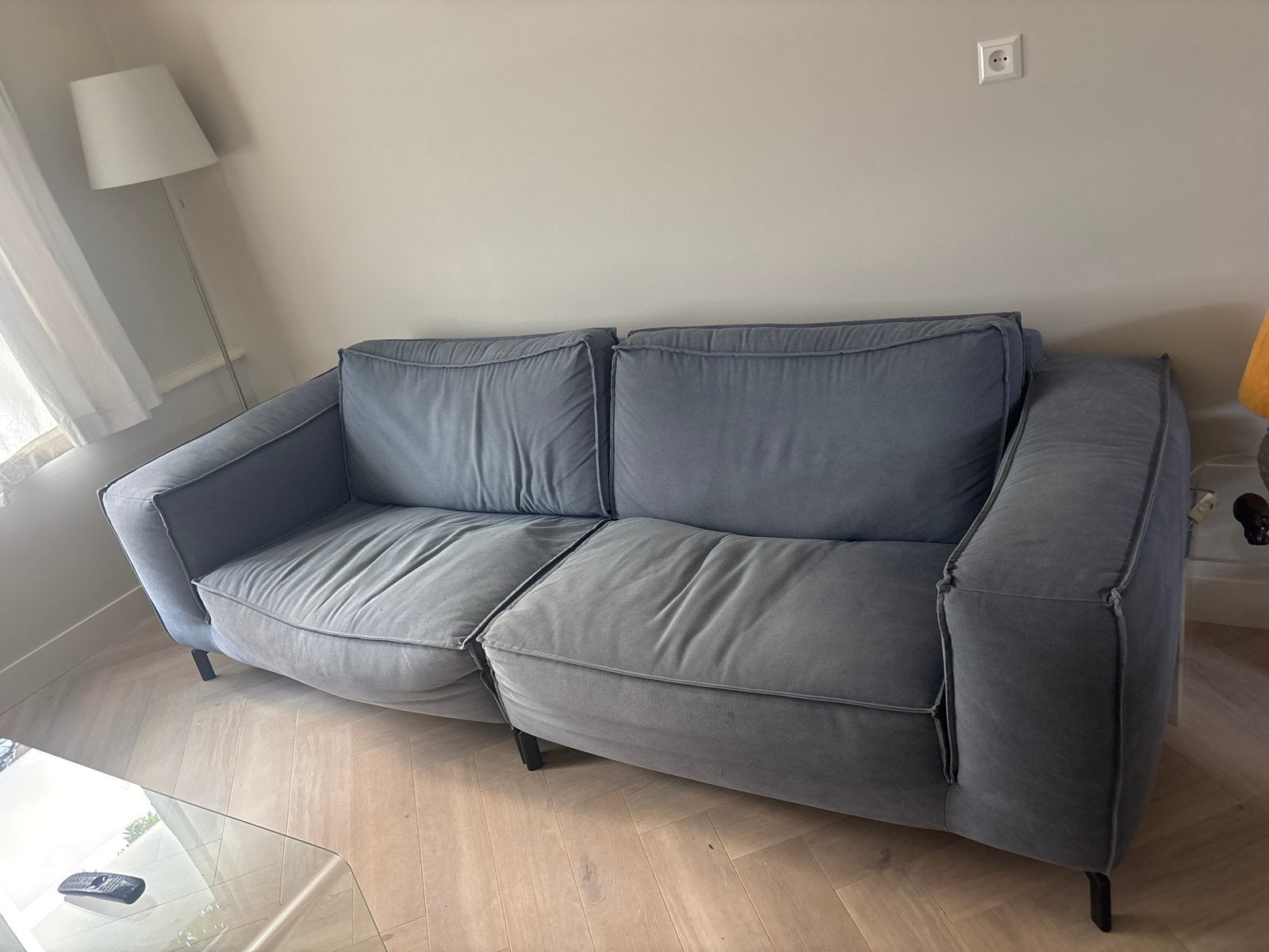 Bank, Ophalen, Gebruikt, Driepersoons, 75 tot 100 cm