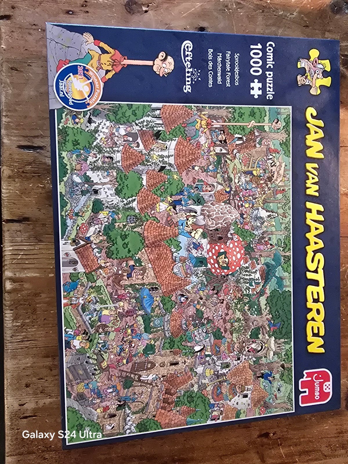 Jan van Haasteren Efteling Comic Puzzel 1000 stukjes, Ophalen of Verzenden, 500 t/m 1500 stukjes, Zo goed als nieuw, Legpuzzel