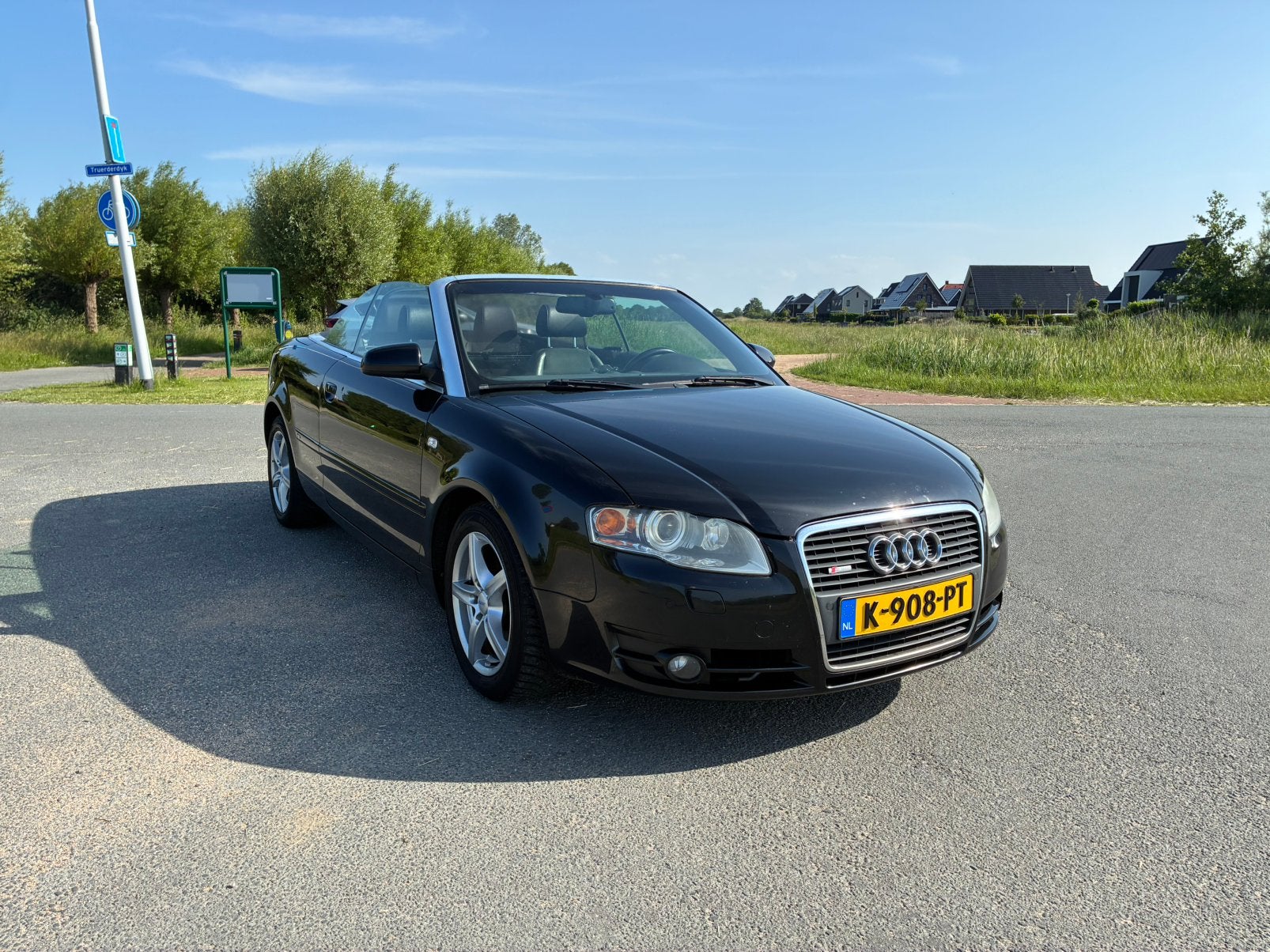 Audi A4 cabrio 2.0 TFSI, Auto's, Audi, 4 cilinders, 4 stoelen, A4, Zwart