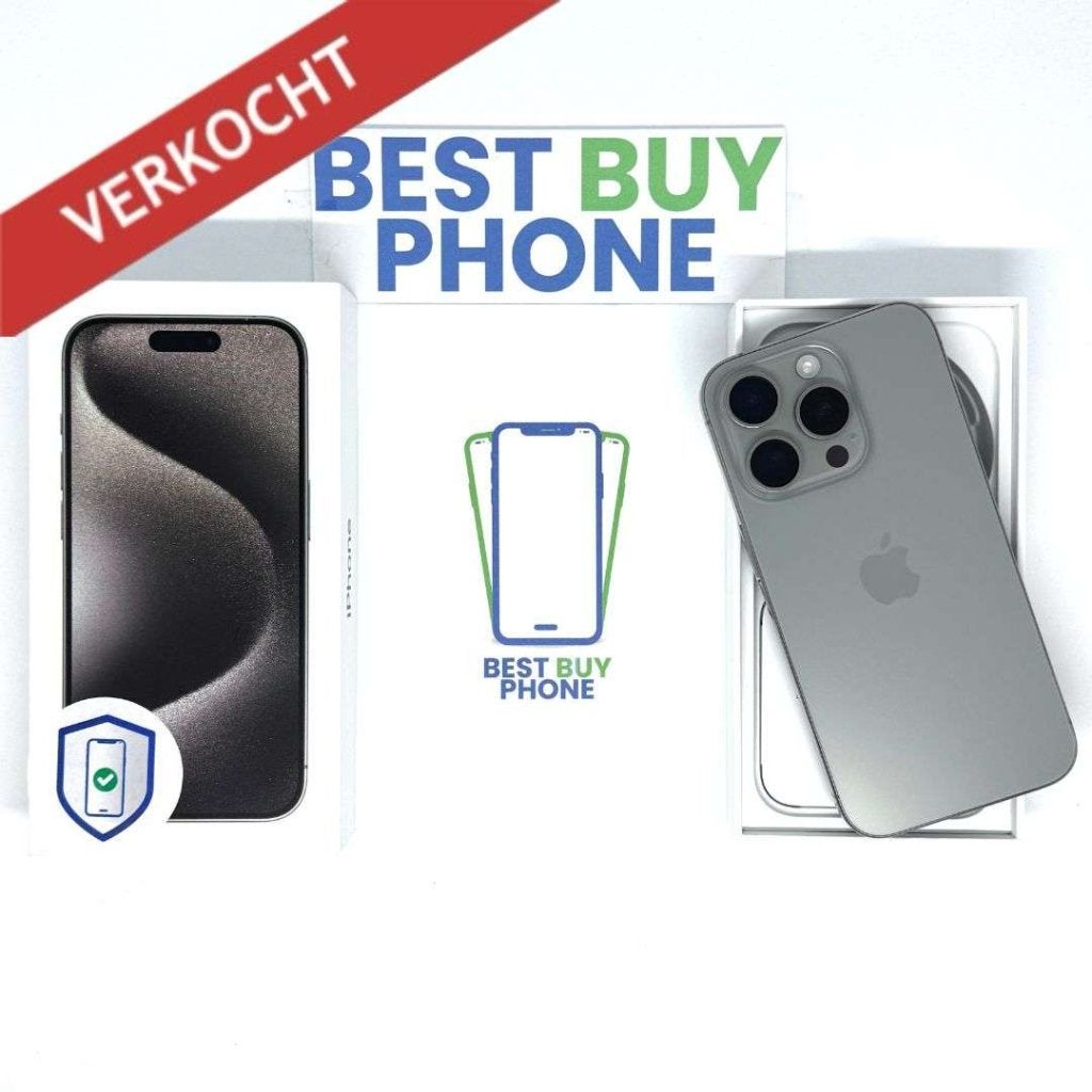 iPhone 15 Pro 256GB grijs /krasvrij /99% batt /garantie, 256 GB, 99 %, Apple, Zonder simlock