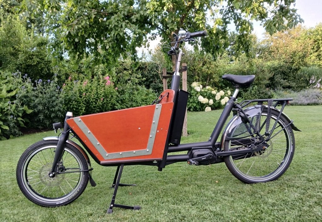 Elektrische bakfiets (Shimano) - Zo goed als nieuw!, Zo goed als nieuw, 2 kinderen, Elektrisch, Schijfrem